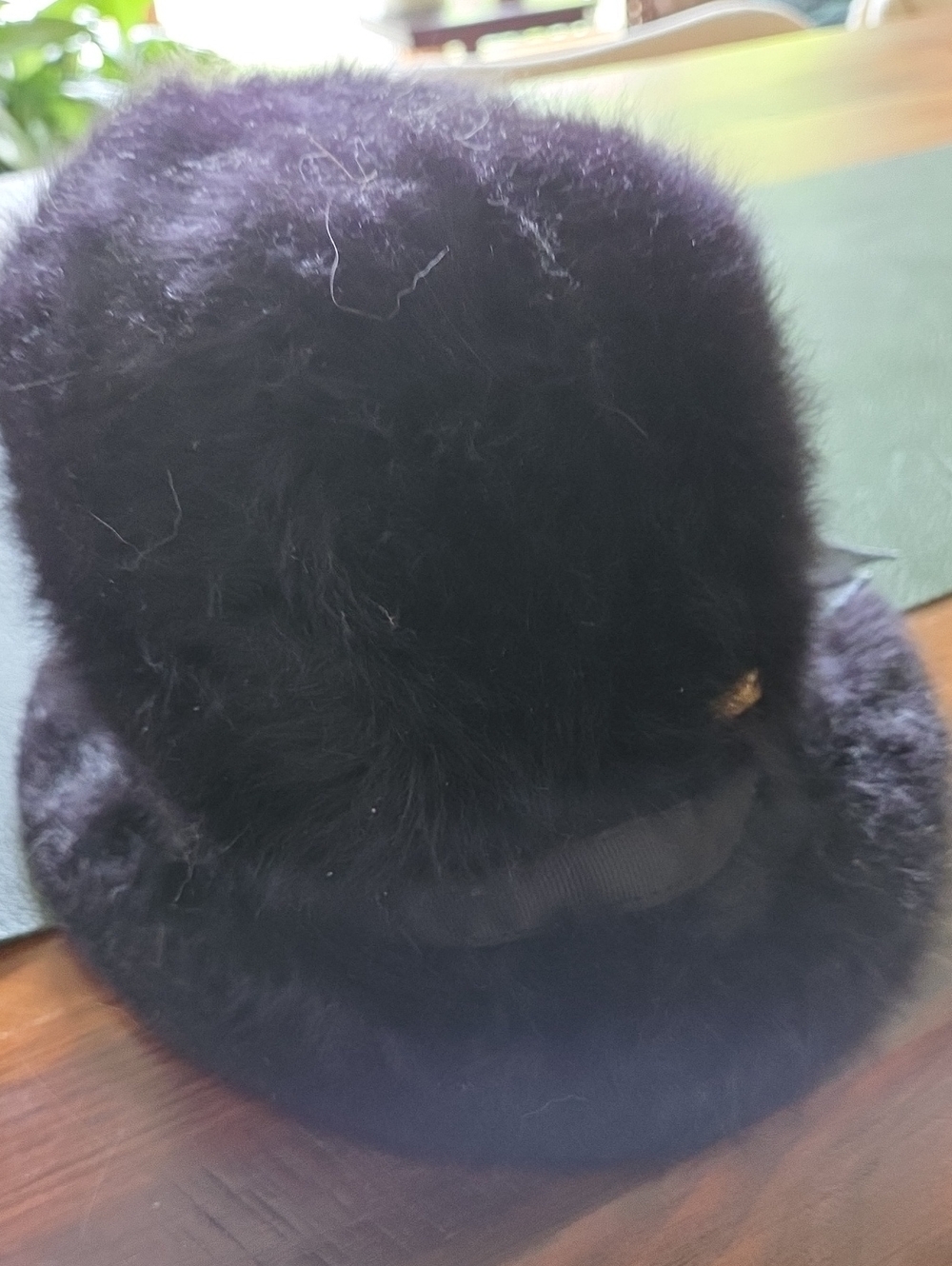 KANGOL Furgora New Trilby 7010BC – Black Faux Fur Hat – M